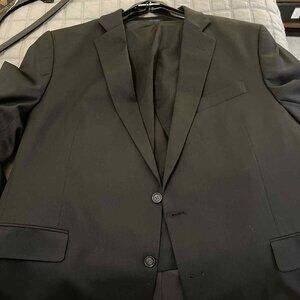 3/$30 Stafford Black Men's Suit (Jacket & Pants)